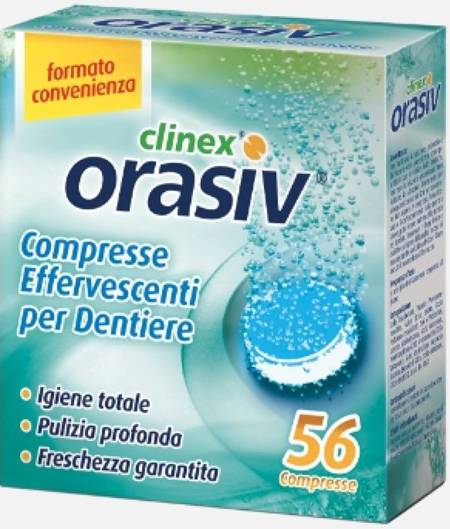 ORASIV CLINEX 56 COMPRESSE EFFERVESCENTI - Farmadott.it