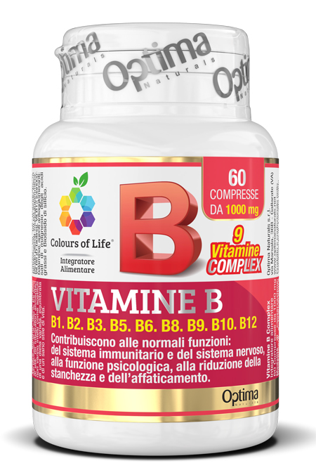 COLOURS OF LIFE VITAMINE B COMPLEX 60 COMPRESSE 1000 MG - Farmadott.it