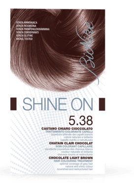 BIONIKE SHINE ON 5,38 CASTANO CHIARO CIOCCOLATO 125 ML - Farmadott.it