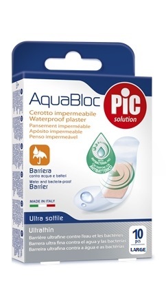 CEROTTO PIC AQUABLOC 25X72MM ANTIBATTERICO 10 PEZZI - Farmadott.it
