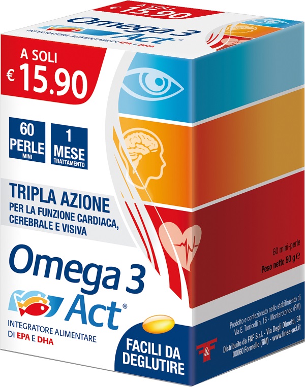 OMEGA 3 ACT 540MG 60 PERLE MINI - Farmadott.it