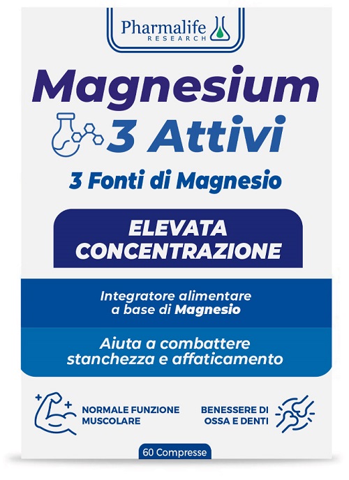 MAGNESIUM 3 ATTIVI 60 COMPRESSE - Farmadott.it