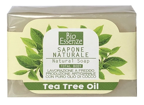 BIO ESSENZE SAPONE NATURALE TEA TREE OIL 100 G - Farmadott.it