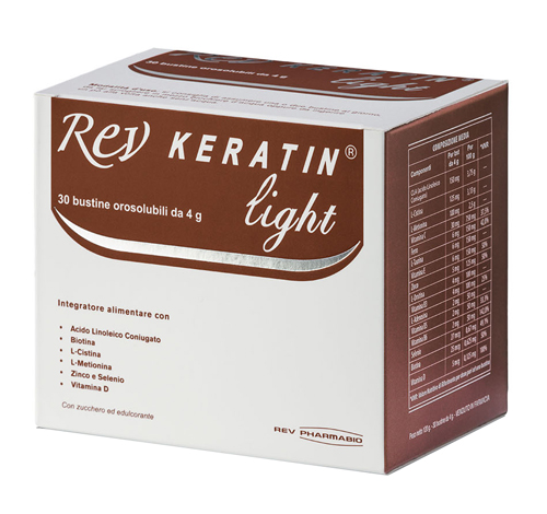 REV KERATIN LIGHT 30 BUSTE 120 G - Farmadott.it