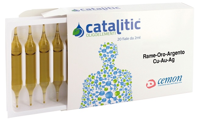 CATALITIC OLIGOELEMENTI RAME ORO ARGENTO CU-AU-AG 20 AMPOLLE - Farmadott.it