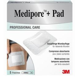 MEDICAZIONE MEDIPORE+PAD 10X10CM 5PEZZI - Farmadott.it