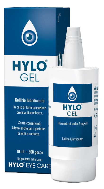 HYLO-GEL COLLIRIO LUBRIFICANTE ACIDO IALURONICO 0,2% 10 ML - Farmadott.it