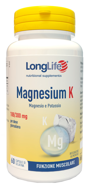 LONGLIFE MAGNESIUM K 60 CAPSULE - Farmadott.it