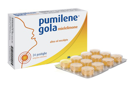 PUMILENE GOLA MIELE LIMONE 24 PASTIGLIE - Farmadott.it