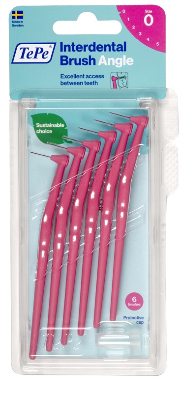 TEPE ANGLE SCOVOLINO ROSA 0,4MM 6 PEZZI - Farmadott.it