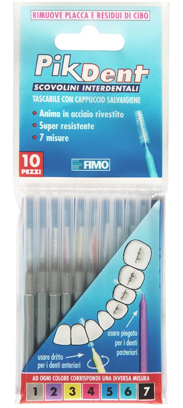 PIKDENT STUZZICOLINO 1 GRIGIO 10 PEZZI - Farmadott.it