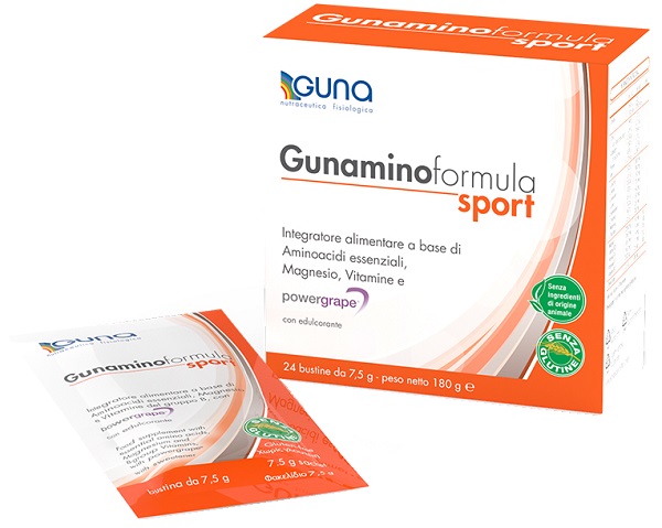 GUNAMINOFORMULA SPORT 24 BUSTE 180 G - Farmadott.it