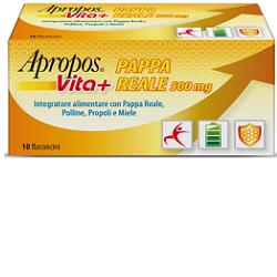 APROPOS VITA+ PAPPA REALE 500 MG 10 FLACONCINI 10 ML - Farmadott.it