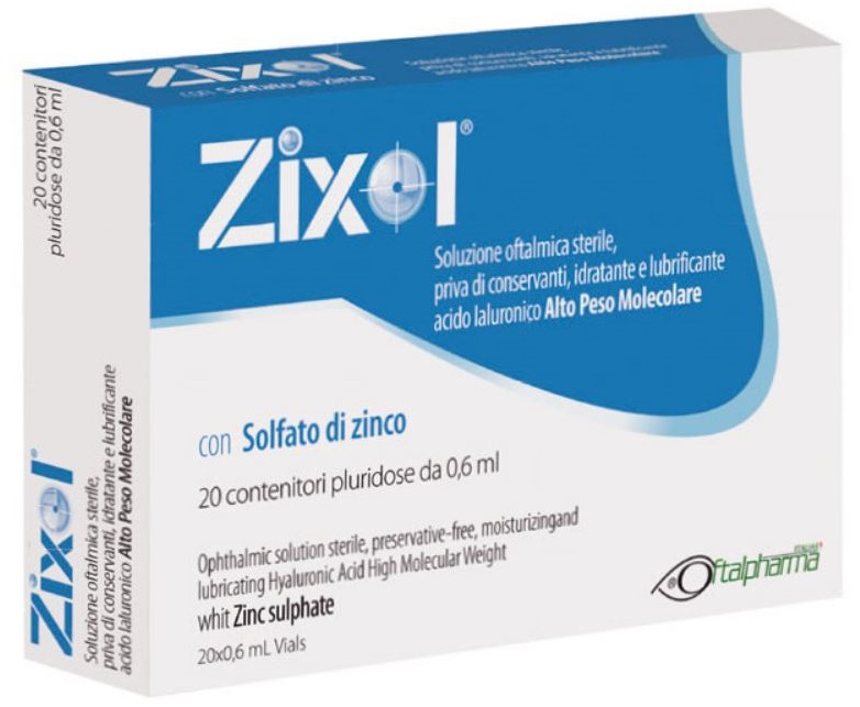 GOCCE OCULARI ZIXOL 20 FLACONCINI 0,6 ML - Farmadott.it