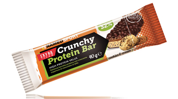 CRUNCHY PROTEINBAR COOKIES & CREAM 1 PEZZO 40 G - Farmadott.it