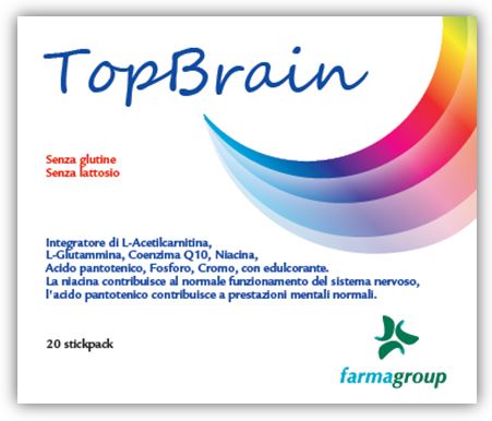 TOPBRAIN 20 STICK 4,5 G - Farmadott.it