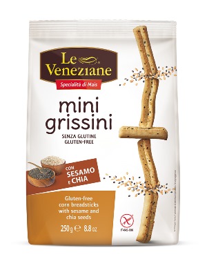 LE VENEZIANE MINI GRISSINI SESAMO E CHIA 250 G - Farmadott.it