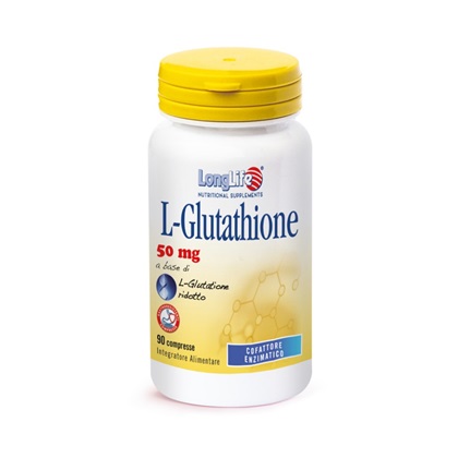 LONGLIFE L-GLUTATHIONE 50 MG 90 COMPRESSE - Farmadott.it