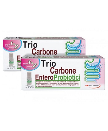 TRIOCARBONE ENTEROPROBIOTICI 7 FLACONCINI X 10 ML - Farmadott.it