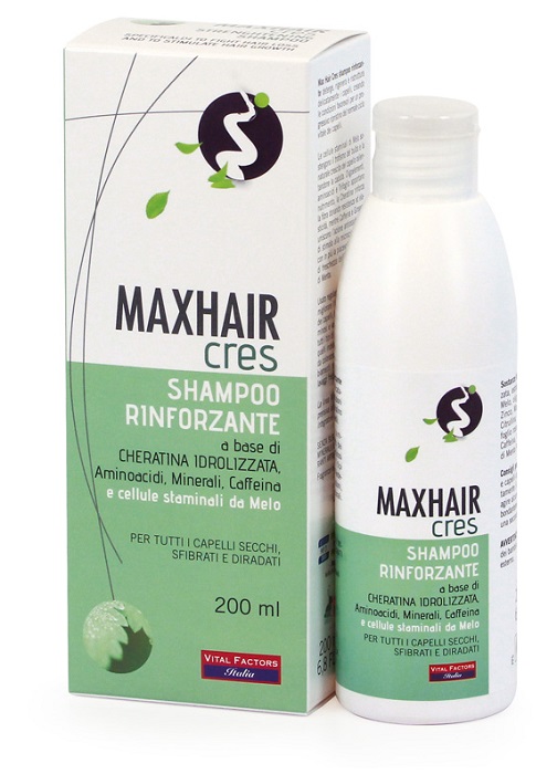 MAXHAIR CRES SHAMPOO RINFORZANTE 200 ML - Farmadott.it