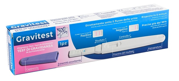 TEST GRAVIDANZA GRAVITEST 1 PEZZO GAMMADIS - Farmadott.it