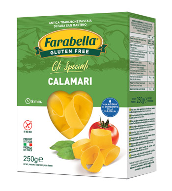 FARABELLA CALAMARI SENZA GLUTINE 250 G - Farmadott.it