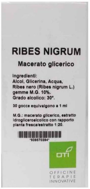 RIBES NIGRUM MACERATO GLICERICO 10% GOCCE 100ML - Farmadott.it