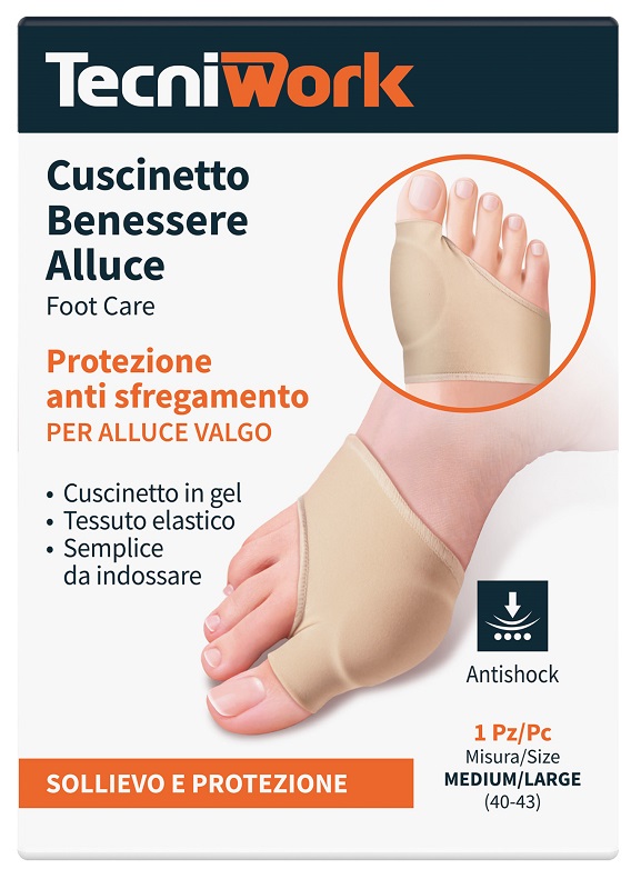 BENESSERE ALLUCE CUSCINETTO MEDIUM/LARGE 1 PEZZO - Farmadott.it