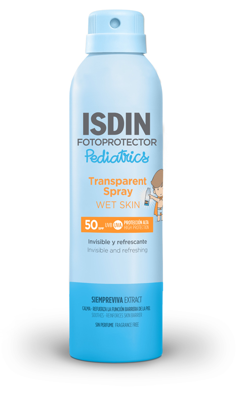 TRANSPARENT SPRAY WET SKIN PEDIATRICS SPF50 250 ML - Farmadott.it