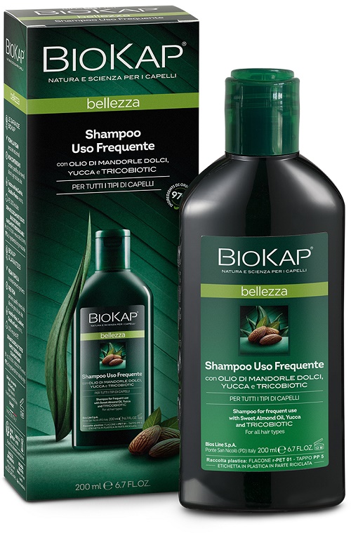 BIOKAP BELLEZZA SHAMPOO USO FREQUENTE CON TRICOBIOTIC 200 ML - Farmadott.it