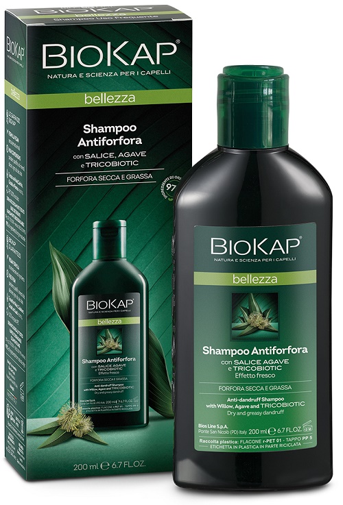 BIOKAP BELLEZZA SHAMPOO ANTIFORFORA CON TRICOBIOTIC 200 ML - Farmadott.it