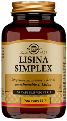 LISINA SIMPLEX 50 CAPSULE VEGETALI - Farmadott.it