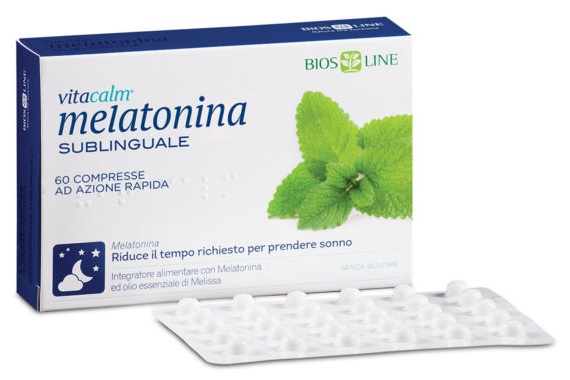 VITACALM MELATONINA 120 COMPRESSE SUBLINGUALI - Farmadott.it