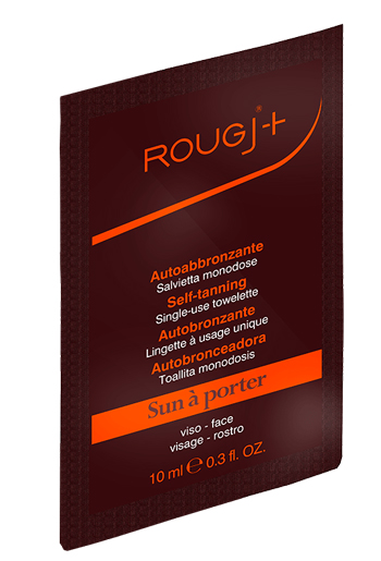 ROUGJ SALVIETTE AUTOABBRONZANTI MONOUSO BUSTINA 10 ML - Farmadott.it