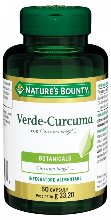 VERDE CURCUMA 60 CAPSULE 33,2 G - Farmadott.it