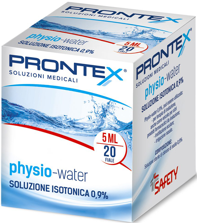 SOLUZIONE FISIOLOGICA PRONTEX PHYSIO ISOTONIC 20 FIALE DA 5 ML - Farmadott.it