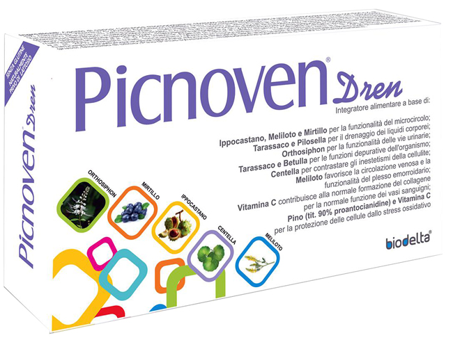 PICNOVEN DREN 100 COMPRESSE 62 G - Farmadott.it