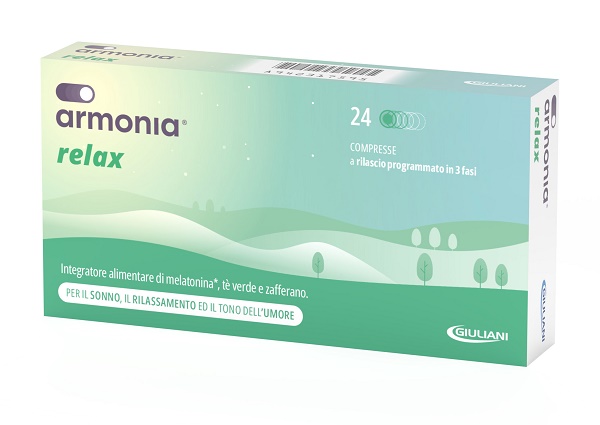 ARMONIA RELAX 1 MG A BASE DI MELATONINA 24 COMPRESSE - Farmadott.it