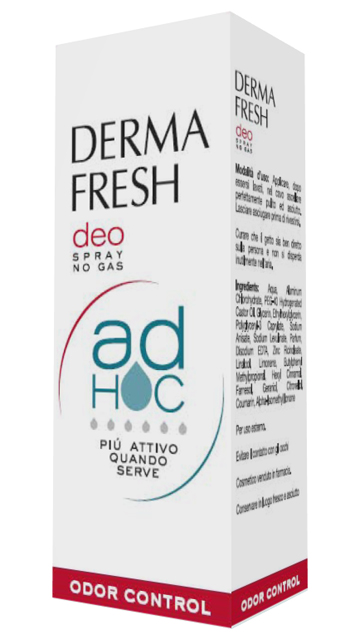 DERMAFRESH DEO SPRAY NO GAS AD HOC ODOR CONTROL DEODORANTE 100 ML - Farmadott.it