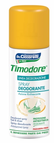 TIMODORE SPRAY DEODORANTE ALLO ZENZERO 150 ML - Farmadott.it