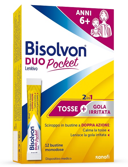 BISOLVON DUO POCKET LENITIVO NEW 12 BUSTINE - Farmadott.it