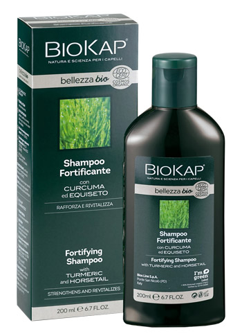 BIOKAP BELLEZZA BIO SHAMPOO FORTIFICANTE COSMOS ECOCERT 200 ML BIOSLINE - Farmadott.it