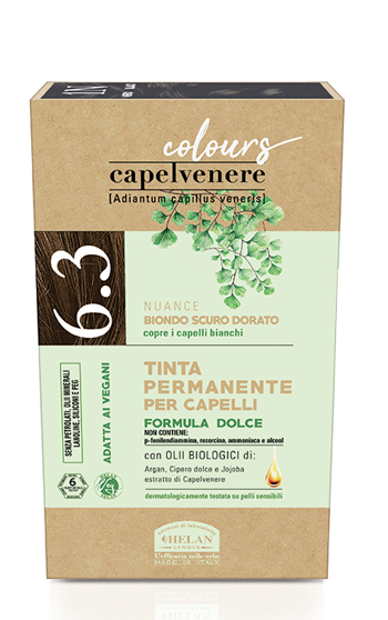 CAPELVENERE COLOURS TINTA CAPELLI 6,3N BIONDO SCURO DORATO - Farmadott.it