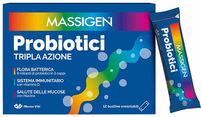 MASSIGEN PROBIOTICI 12 STICKPACK DA 1 G PREZZO PIENO - Farmadott.it