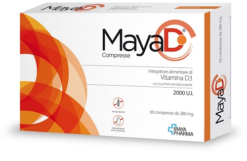 MAYA D 60 COMPRESSE MASTICABILI DA 280 MG - Farmadott.it