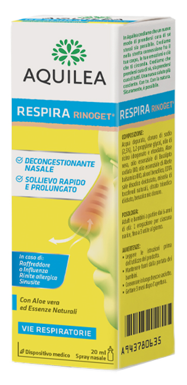 AQUILEA RESPIRA RINOGET 20 ML - Farmadott.it