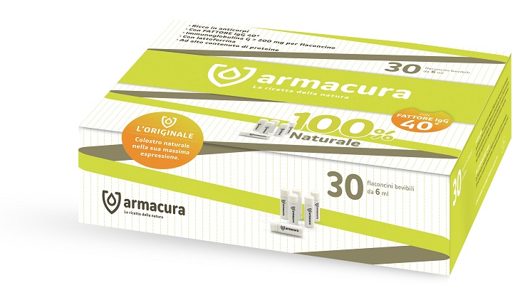 ARMACURA COLOSTRO 100% 30 FLACONCINI BEVIBILI - Farmadott.it