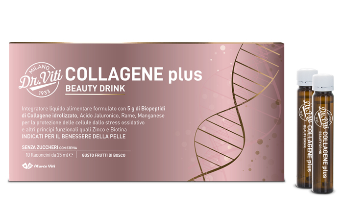 DR VITI COLLAGENE BEAUTY DRINK PLUS 250 ML - Farmadott.it