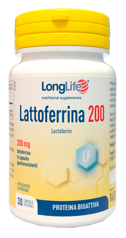 LONGLIFE LATTOFERRINA200 30 CAPSULE VEGETALI DA 550 MG - Farmadott.it