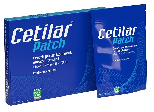 CEROTTO MONOUSO CETILAR PATCH PER ARTICOLAZIONI MUSCOLI E TENDINI 5 PEZZI - Farmadott.it